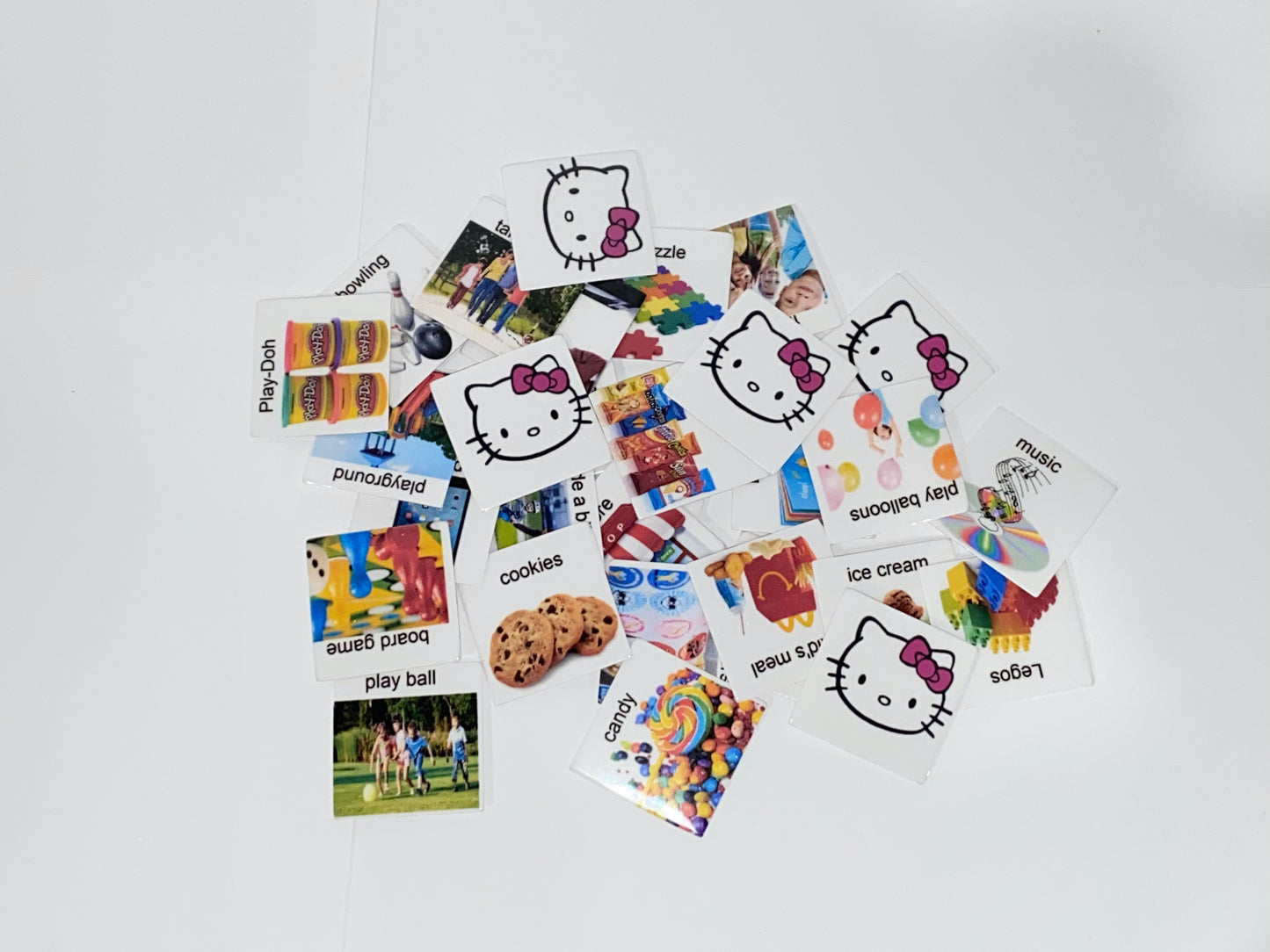 Token economy system w/ real images Picture card for children w/ Aspergers, autism, Apraxia