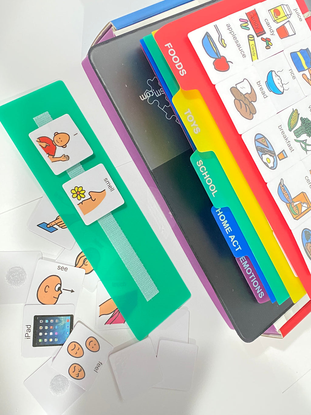 Laminate Cartoon Visual Communication Book – Smile4Autism