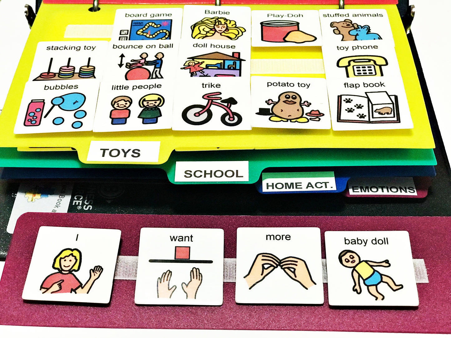Laminate 162 Drawing Cartoon Book For Autism, Speech, ADHD, Communication, ABA, & Apraxia Aspergers - Special Needs (Laminated Drawing Picture Cards)