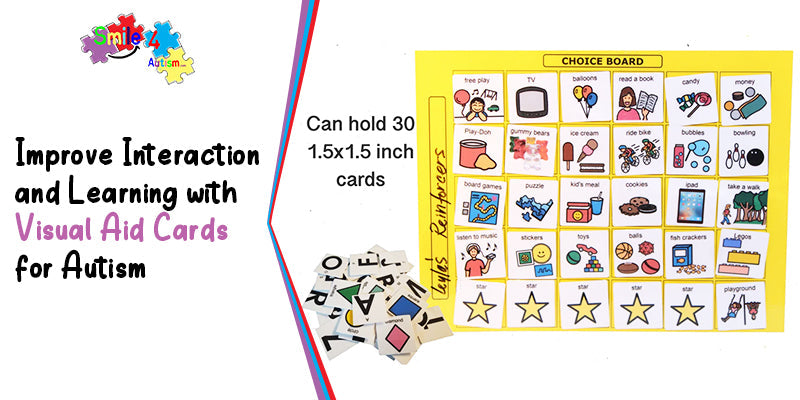 Improve Interaction and Learning with Visual Aid Cards from Autism
