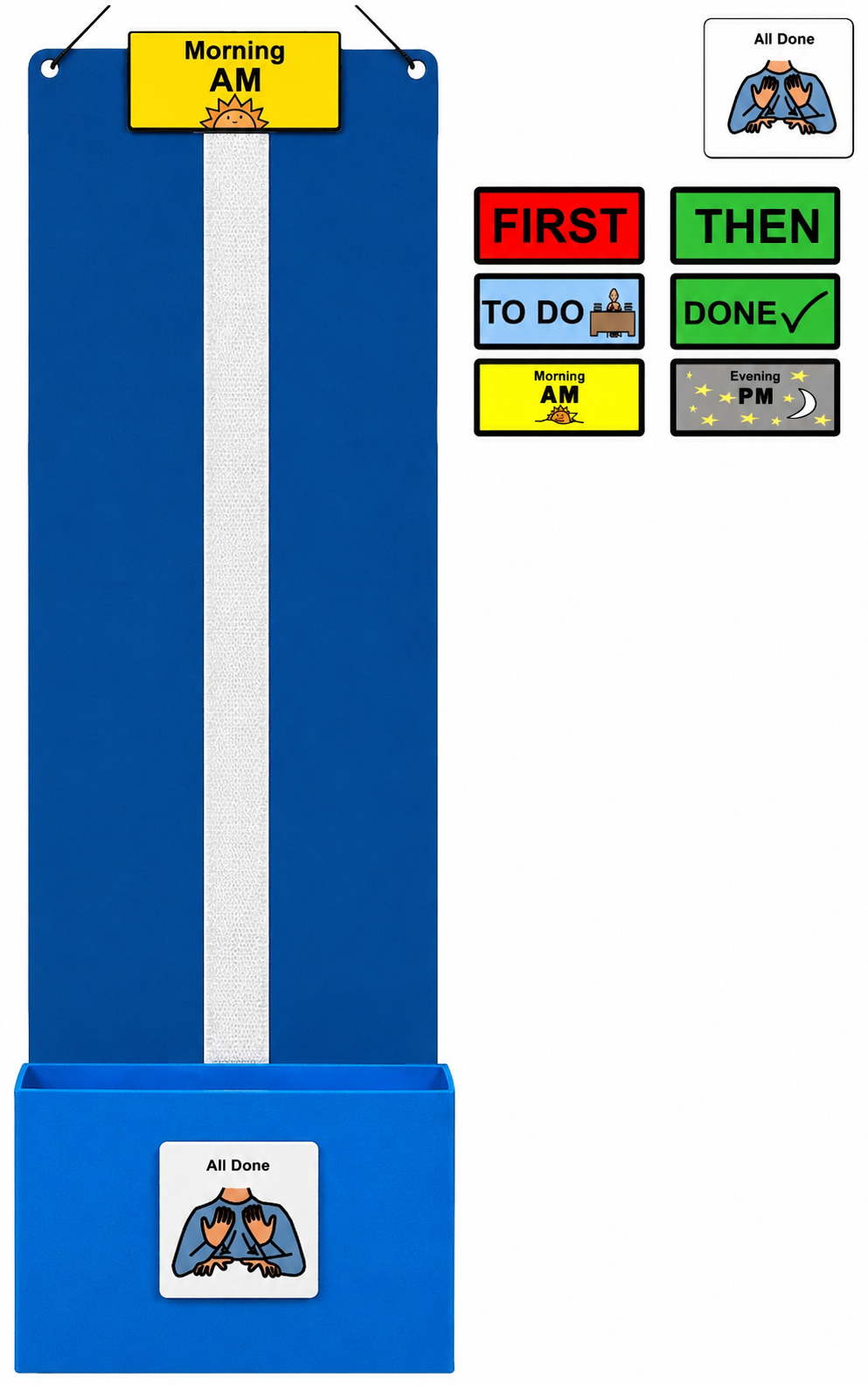Visual Schedule for Kids – Daily Routine Chart for Autism, ADHD, Special Needs Communication