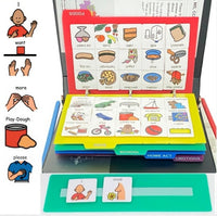 Large Communication Book – Durable Plastic Binder for Nonverbal Kids, Autism & AAC