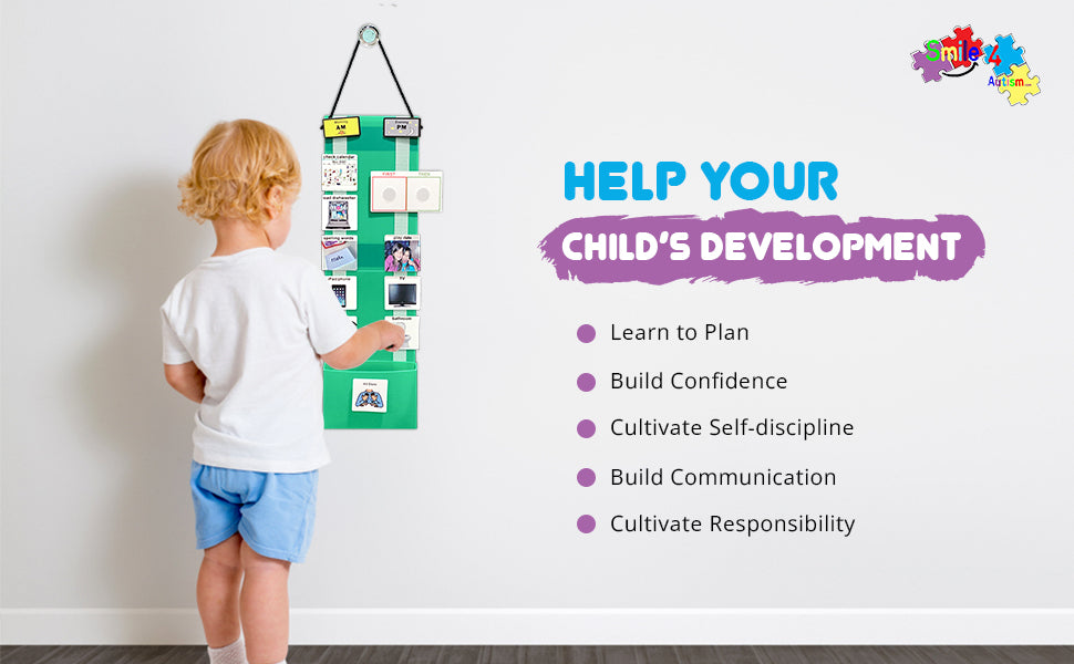 Magnetic Plastic Visual Behavioral Schedule