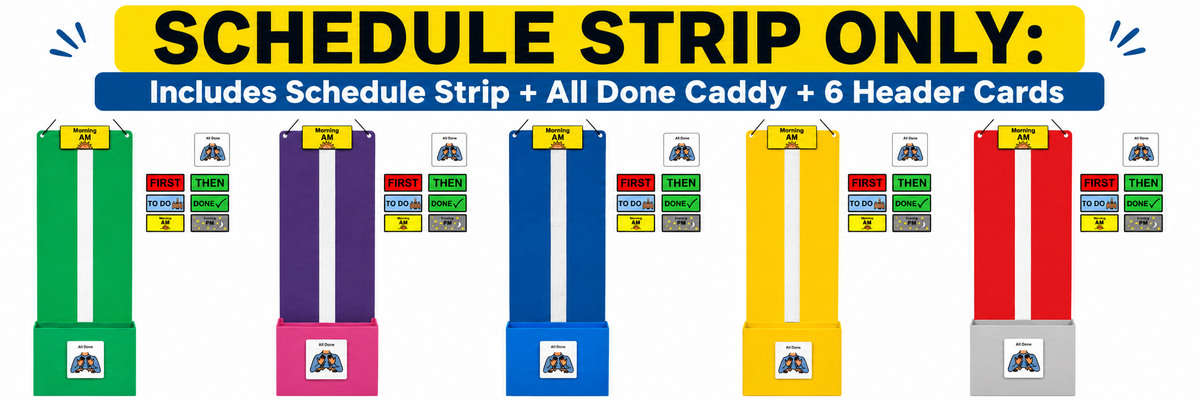Visual Schedule for Kids – Daily Routine Chart for Autism, ADHD, Special Needs Communication