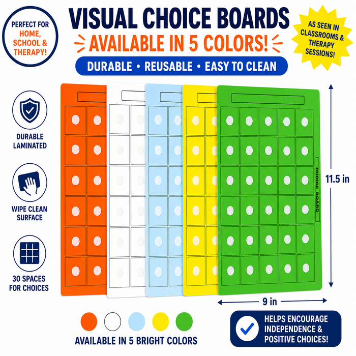 Visual Choice Board for Communication & Learning great for PECS® Cards