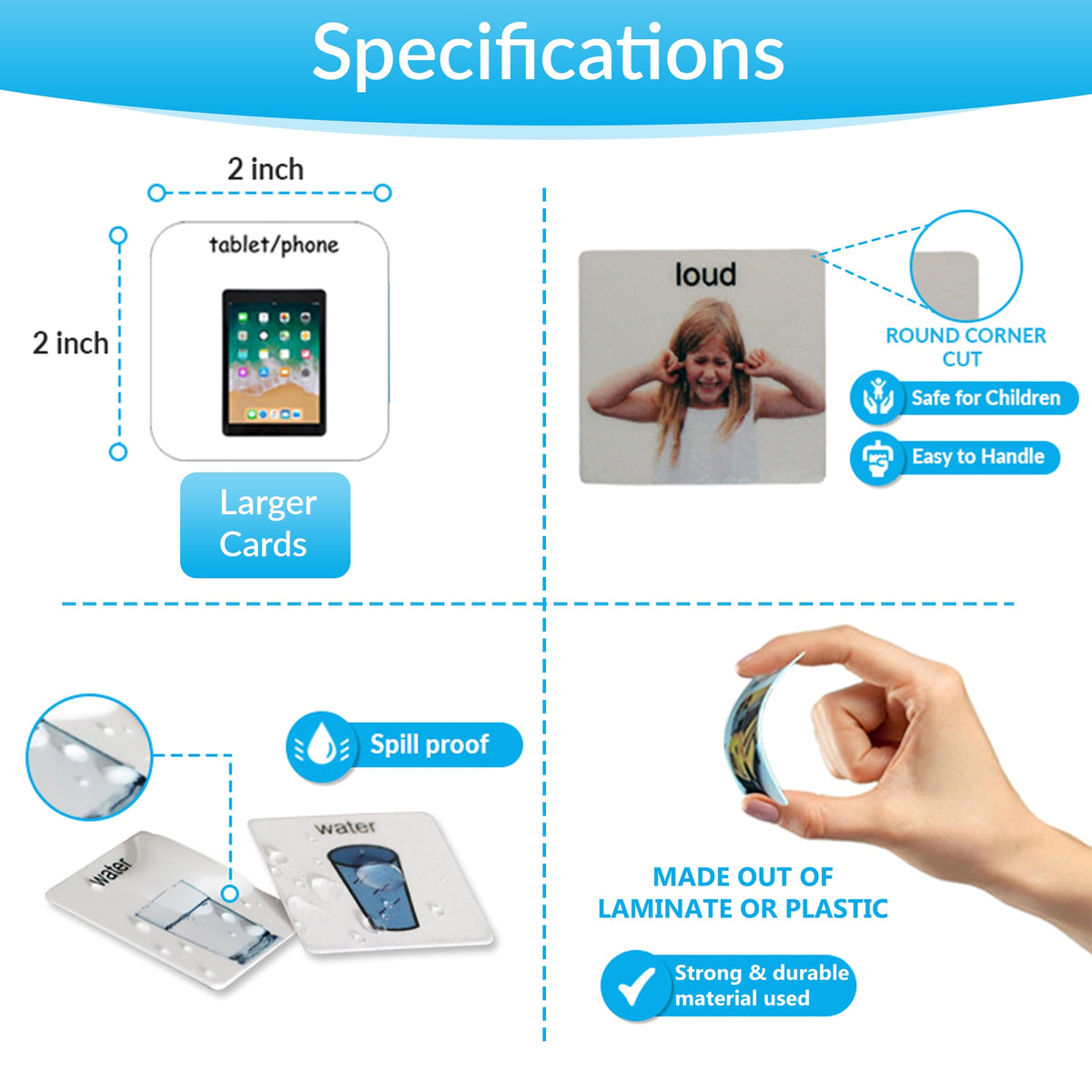 Large Communication Book – Durable Plastic Binder for Nonverbal Kids, Autism & AAC