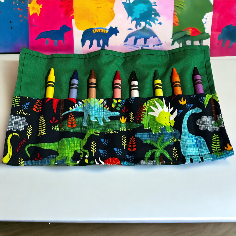 On The Go Crayons Caddy Holder roll up case