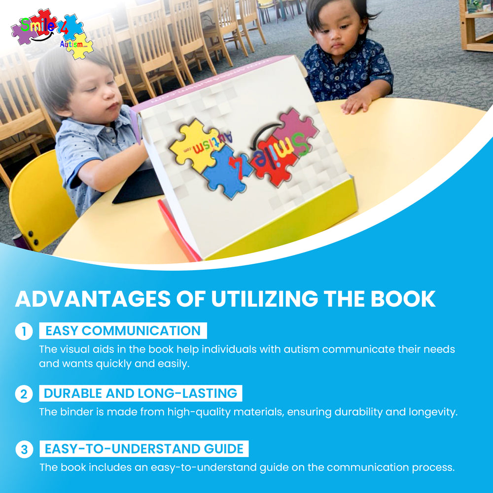 Laminate Real Photo Visual Communication Book – Smile4Autism