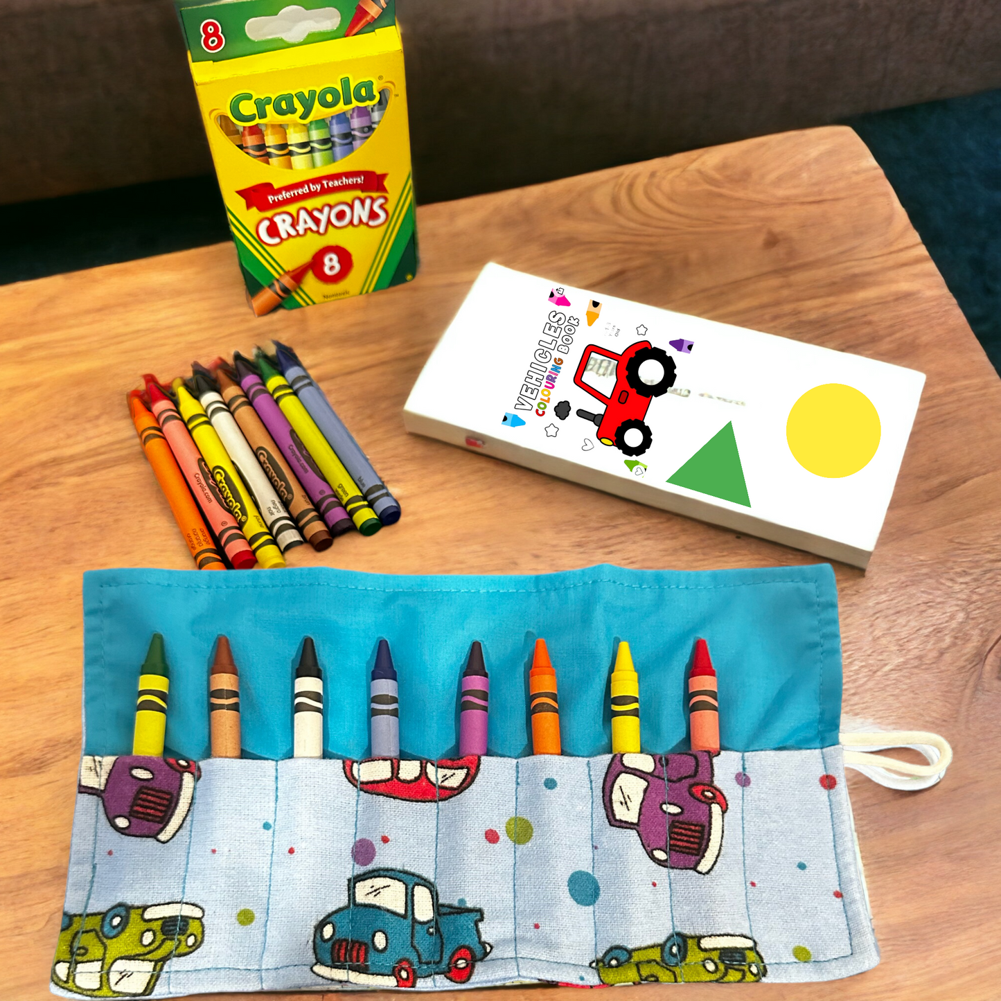 On The Go Crayons Caddy Holder roll up case