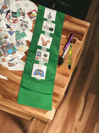 1 Strip Cloth Daily Visual Schedule On the Go