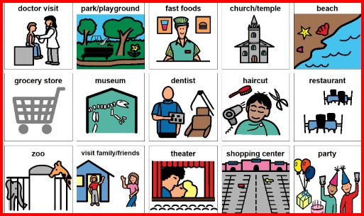 Custom Communication Cards for Autism & Special Needs