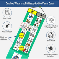 Visual Schedule Kit for Autism & ADHD | 120 Daily Routine Cards | Ready-to-Use Home & School Schedule with All Done Box