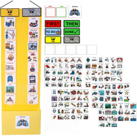 Visual Schedule Kit for Autism & ADHD | 120 Daily Routine Cards | Ready-to-Use Home & School Schedule with All Done Box