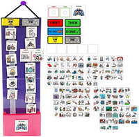 Visual Schedule Kit for Autism & ADHD | 120 Daily Routine Cards | Ready-to-Use Home & School Schedule with All Done Box