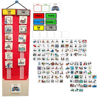 Visual Schedule Kit for Autism & ADHD | 120 Daily Routine Cards | Ready-to-Use Home & School Schedule with All Done Box