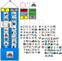 Visual Schedule Kit for Autism & ADHD | 120 Daily Routine Cards | Ready-to-Use Home & School Schedule with All Done Box