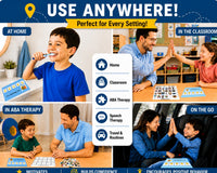 Smile4Autism Token Board & Choice Board System | Visual Reward Chart for Autism, ABA & Speech Therapy