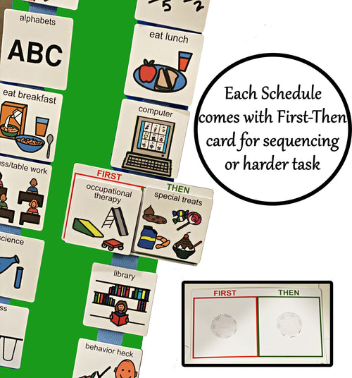 1 Strip Daily Home Visual Schedule Kit – Smile4Autism