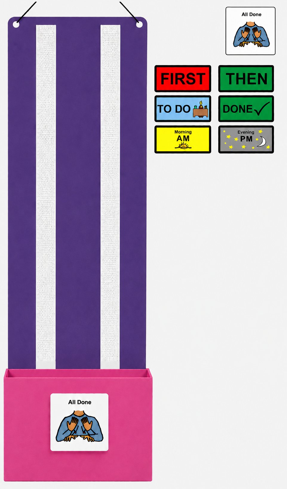 Visual Schedule for Kids – Daily Routine Chart for Autism, ADHD, Special Needs Communication