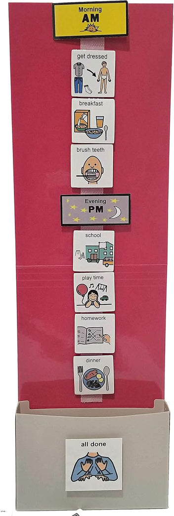Visual Routine Strip Printable 1 Strip Daily Home Visual Schedule Kit – Smile4Autism