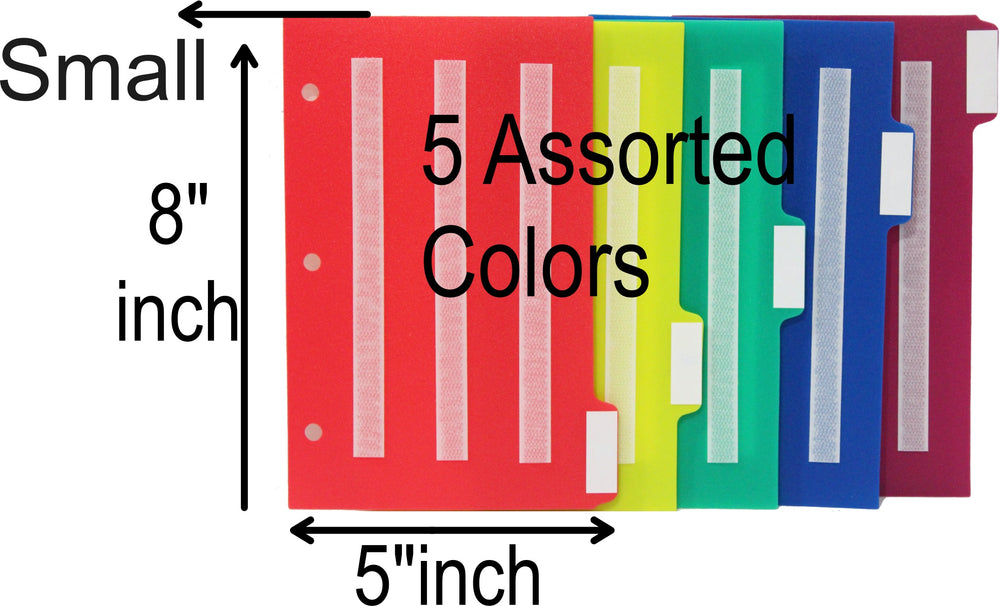 Database Color Divider 5 Color Dividers/Tabs Set – Smile4Autism
