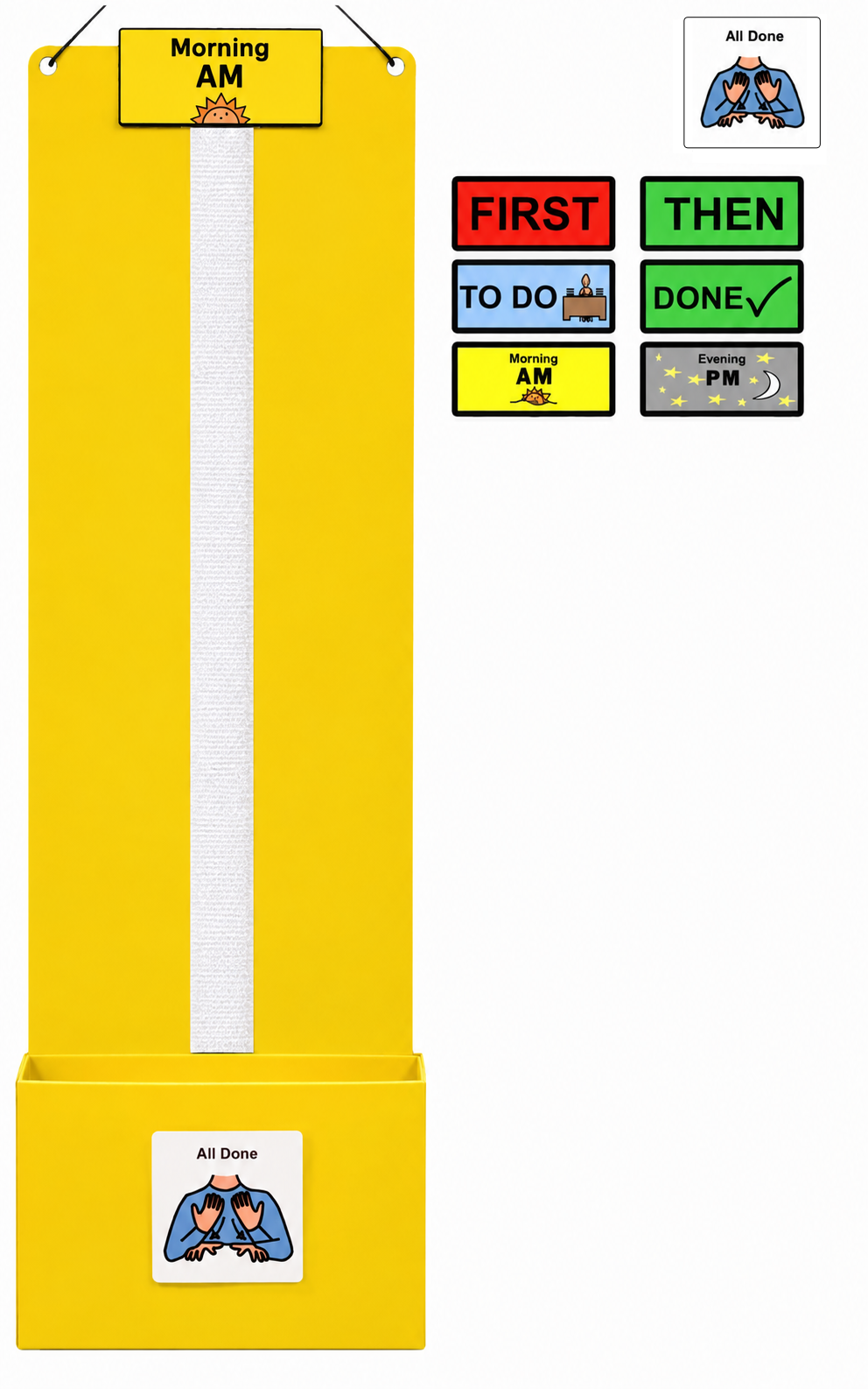 Visual Schedule for Kids – Daily Routine Chart for Autism, ADHD, Special Needs Communication