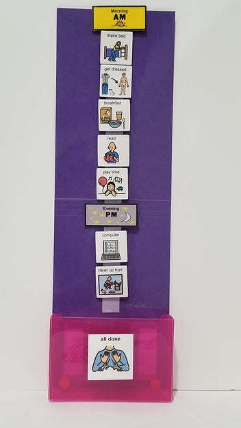 Autism Daily Routine Strip 1 Strip Daily Home Visual Schedule Kit – Smile4Autism