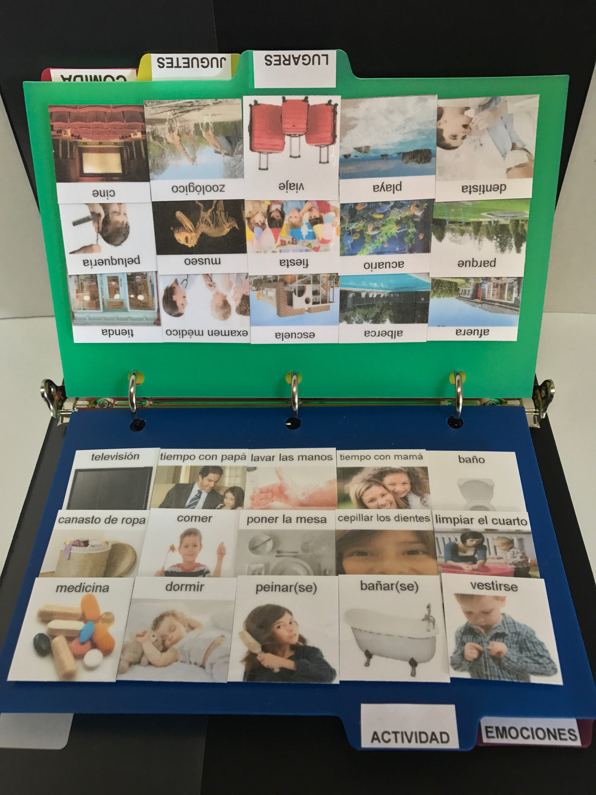 Other Languages Picture Communication Book -Spanish, Italian, French Etc.