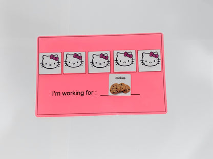 Token economy system w/ real images Picture card for children w/ Aspergers, autism, Apraxia