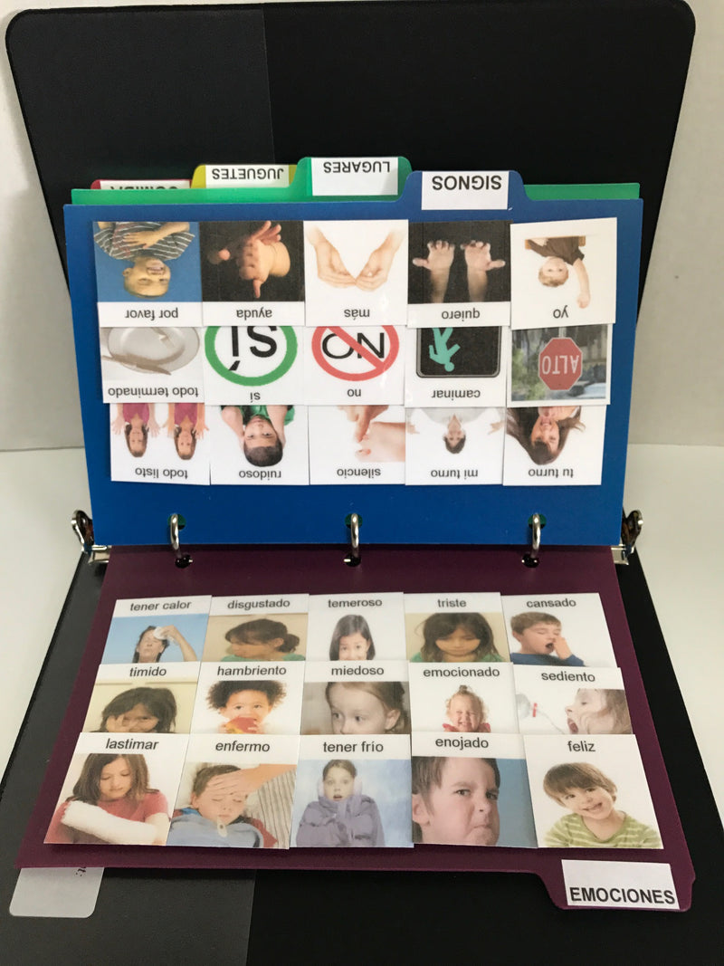 Other Languages Picture Communication Book -Spanish, Italian, French Etc.