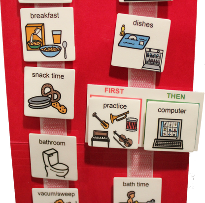 Two Strip Night & Day Daily Schedule -Great Visual Behavioral Tool for Structure at Home, School & in The Community