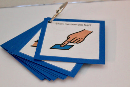 11 Common Visual Emotions Cards - Great for Autism, Asperger, Apraxia & Speech Delayed