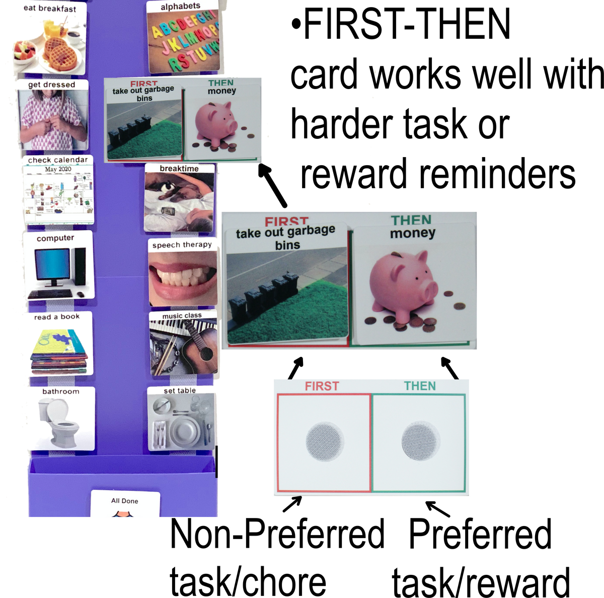 Magnetic Visual Schedule for Kids Chore Chart -Daily Routine, Toddler Schedule  Autism Learning Materials Behavior Reward  Daily Planner for Kids  Morning and Bedtime Routine & Responsibility for Children