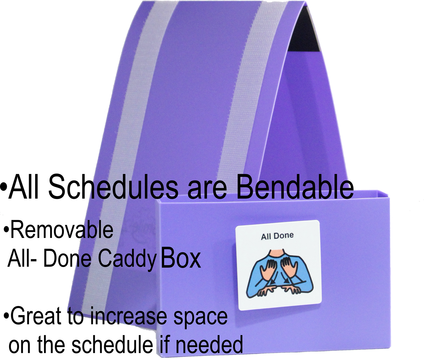 Daily Schedule Great Visual Behavioral Tool for Structure & Independency at Home, School & in The Community - 125 Color Plastic Cards included!