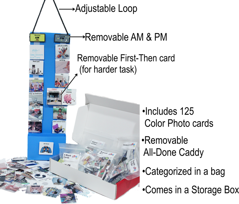 Magnetic Visual Schedule for Kids Chore Chart -Daily Routine, Toddler Schedule  Autism Learning Materials Behavior Reward  Daily Planner for Kids  Morning and Bedtime Routine & Responsibility for Children