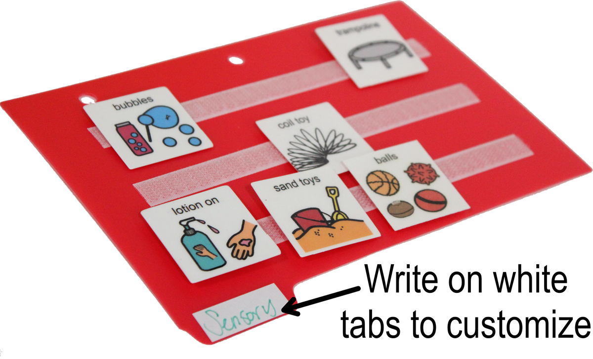 Lot de 5 intercalaires/onglets de couleur
