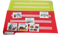 Lot de 5 intercalaires/onglets de couleur