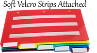 Lot de 5 intercalaires/onglets de couleur