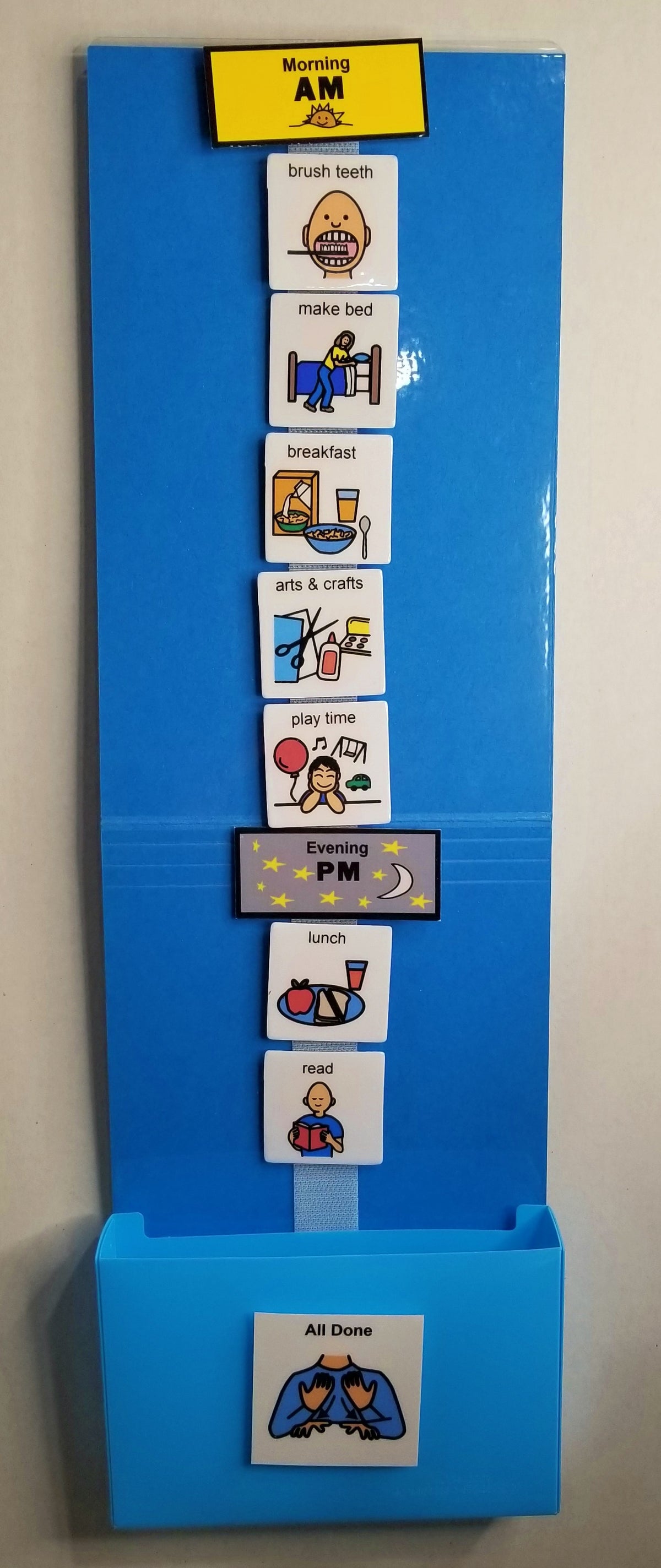 Visual Routine Strip Printable 1 Strip Daily Home Visual Schedule Kit – Smile4Autism