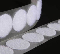 200 White 1/2 Pre-Cut Adhesive Velckro Dot