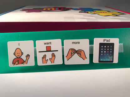 Smile4autism Small Sentence Strip for Small Communication Book -Great Tool for Speech Language Therapy and Building Sentence