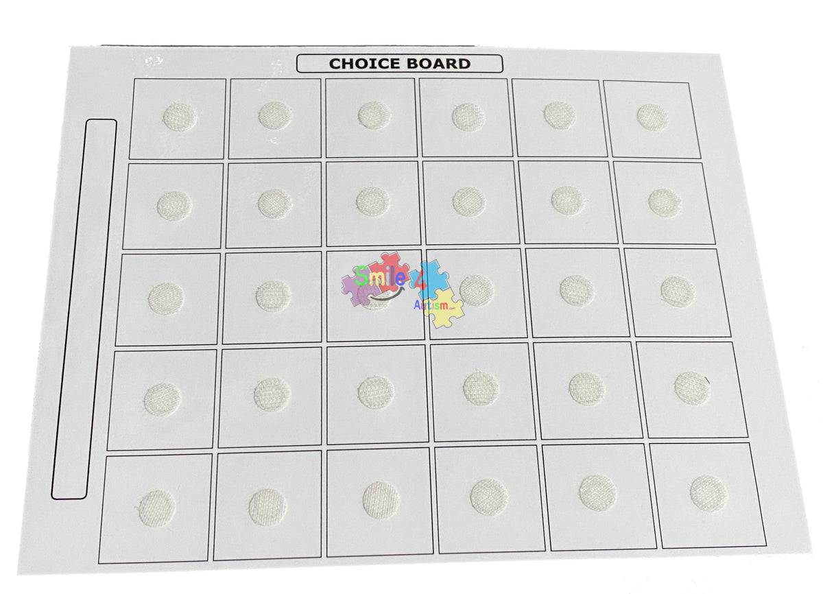 Visual Choice Card Visual Choice Boards – Smile4Autism
